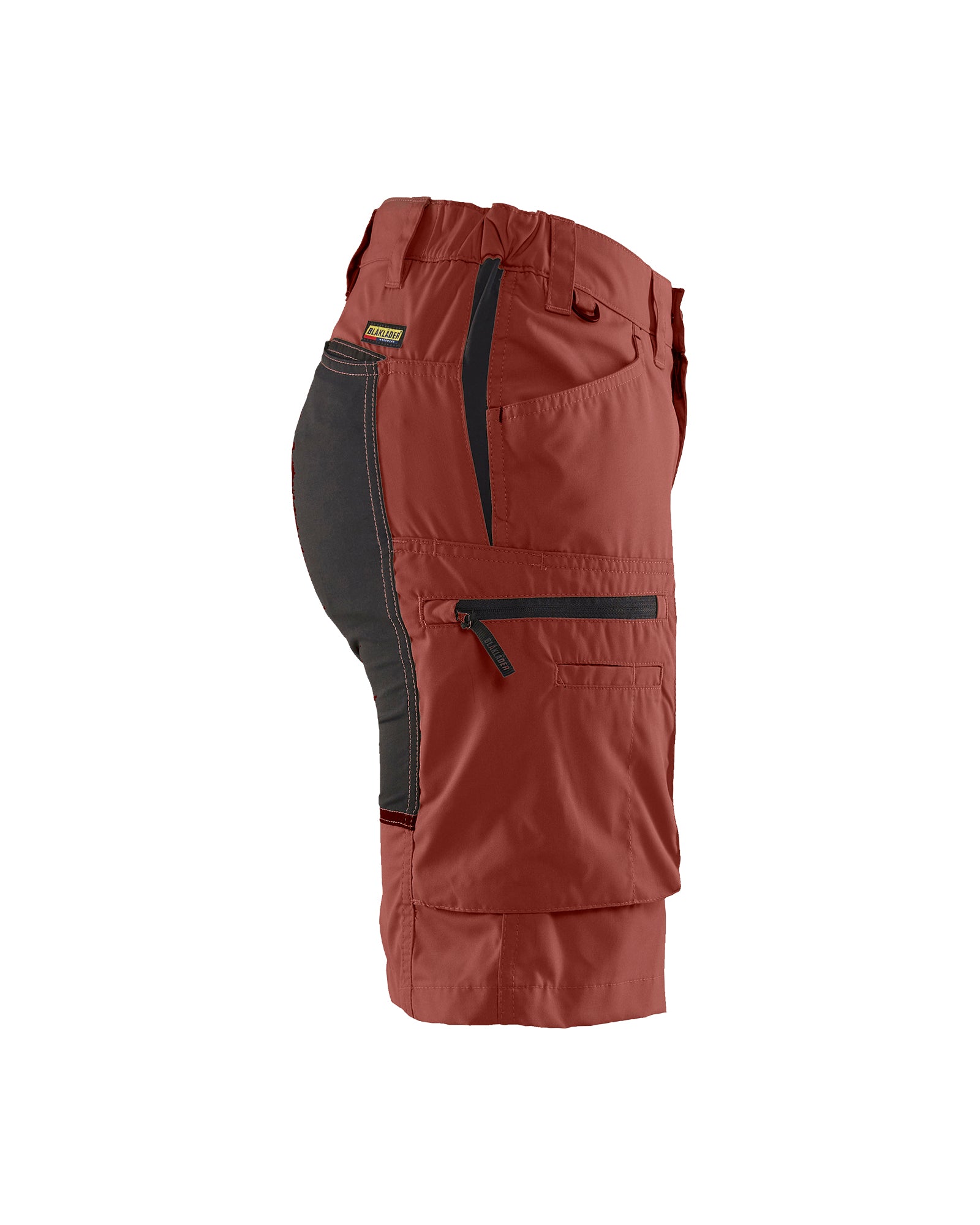 Pantalon de service femme - Rouge ardent/Noir