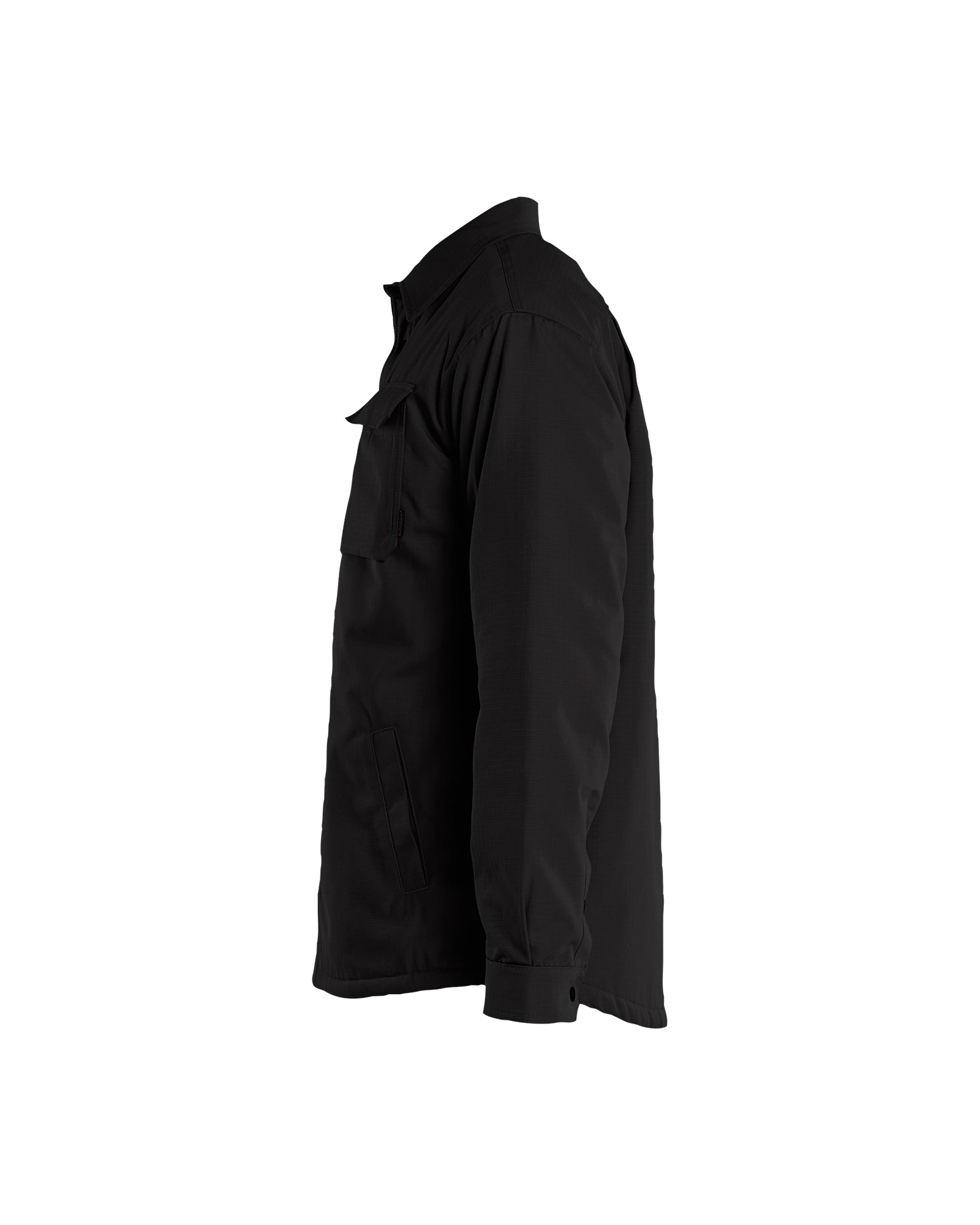 Chemise ANTIDÉCHIRURE avec doublure en molleton - Noir