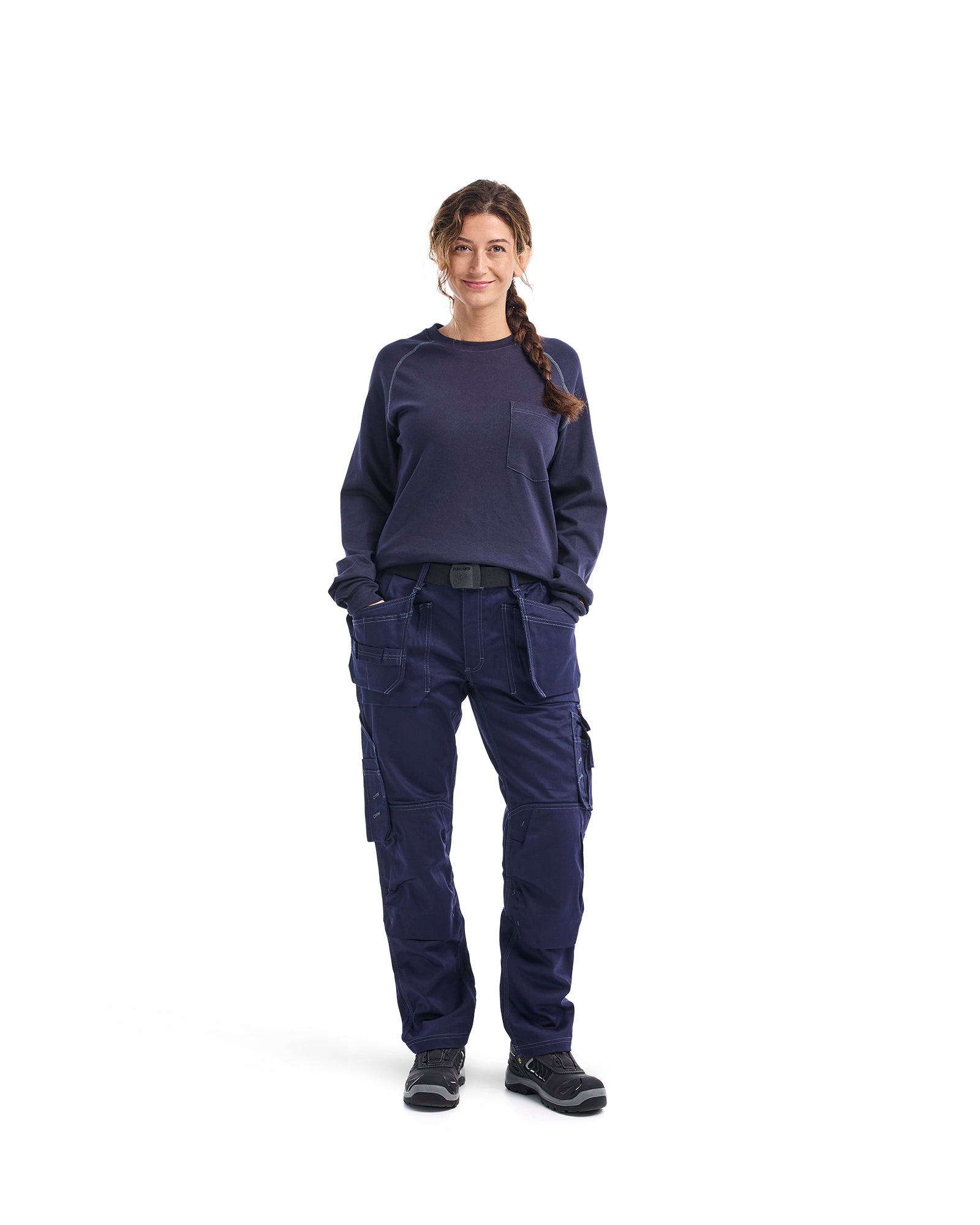 Women's FR Pant With Utility Pockets - Navy blue