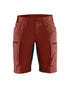 Pantalon de service femme - Rouge ardent/Noir