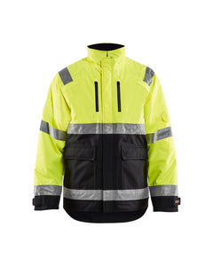 MANTEAU D’HIVER HAUTE-VISIBILITÉ - Jaune haute-visibilité/Noir