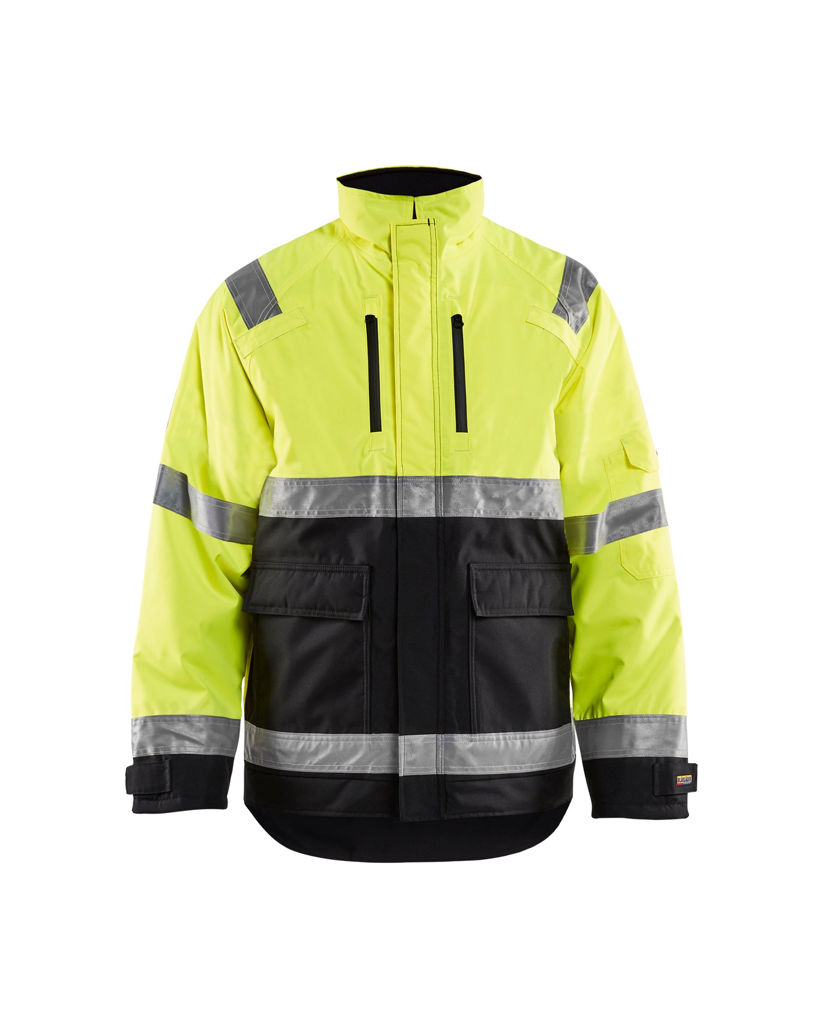 HI-VIS WINTER JACKET - Yellow Hi-viz/Black