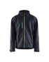 VESTE COQUILLE SOUPLE PRO - Marine foncé/Vert
