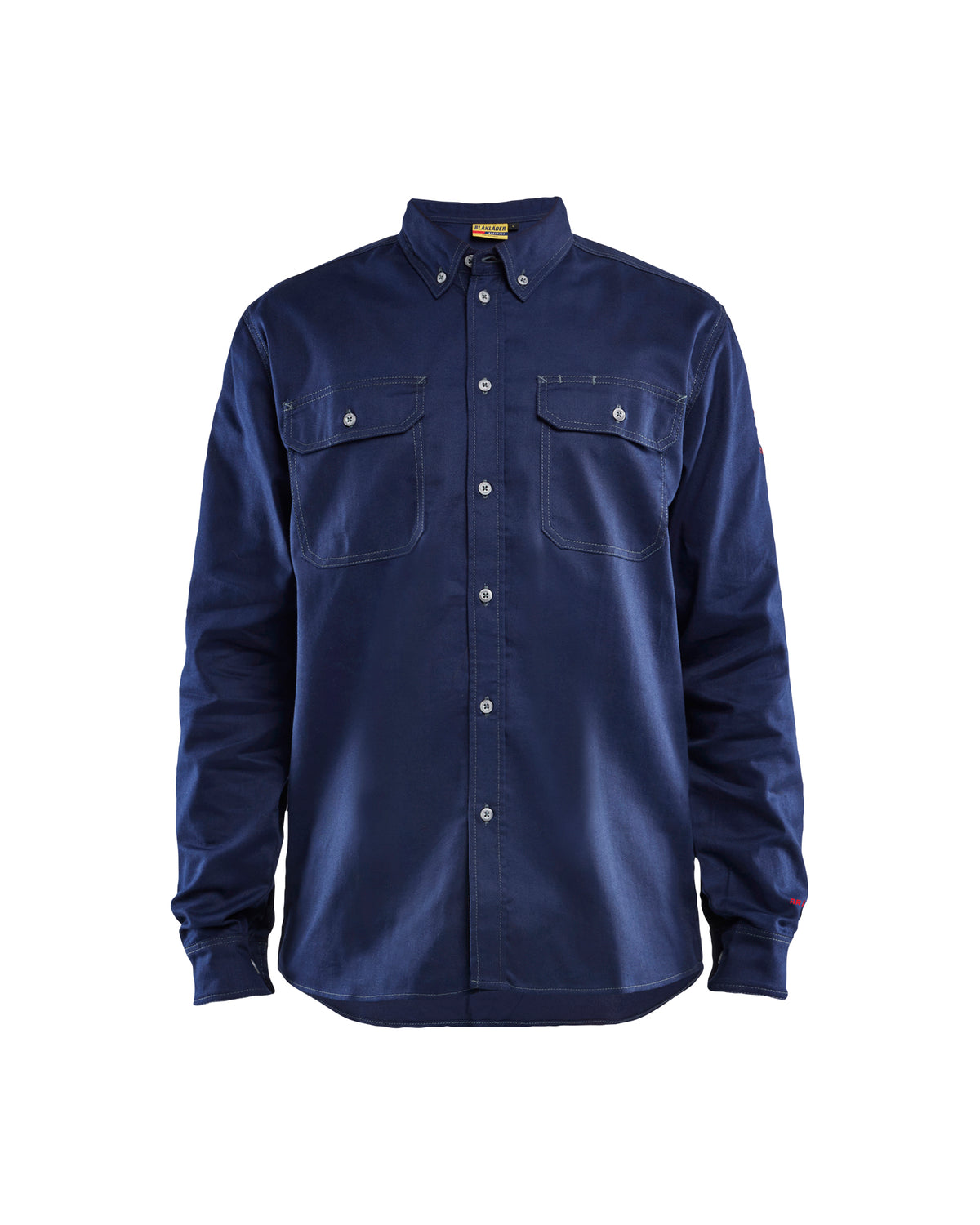 FR Button-Up Shirt - Navy blue