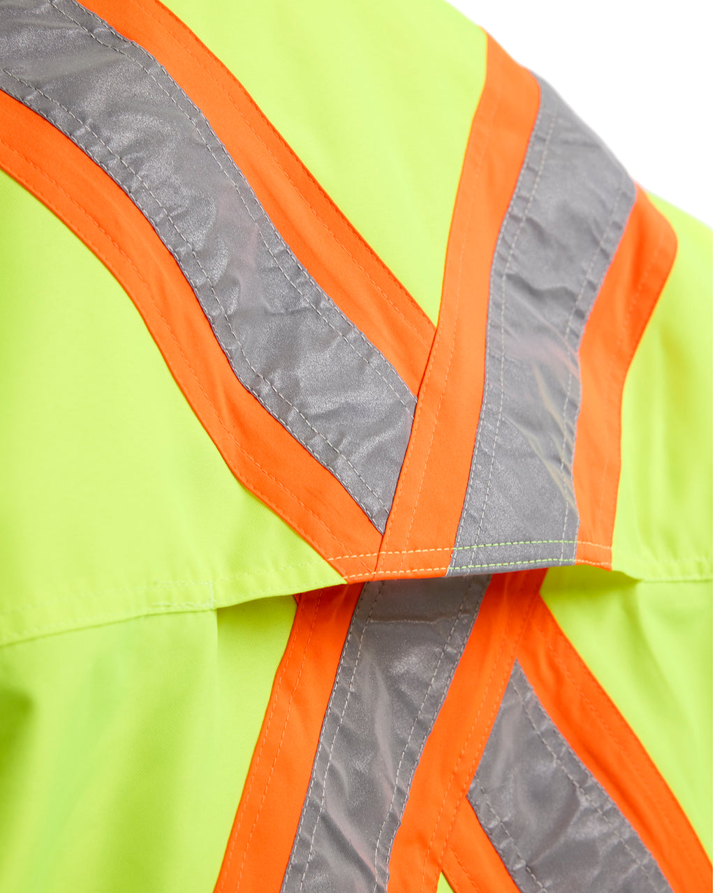 HI-VIS SHELL JACKET - Yellow Hi-viz/Black