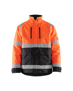 MANTEAU D’HIVER HAUTE-VISIBILITÉ - Orange/Noir
