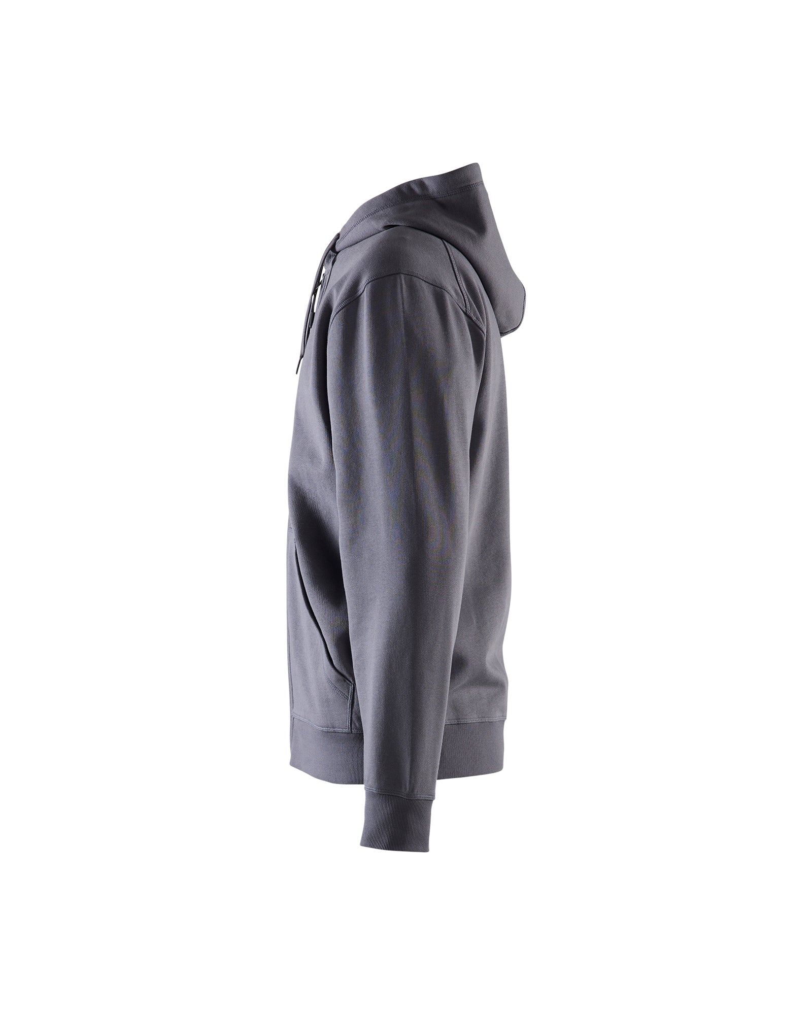 Chandail zippé à Capuche Avec Logo - Gris